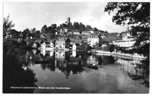 AK, Lobenstein, Blick von der Inselbrücke, 1967