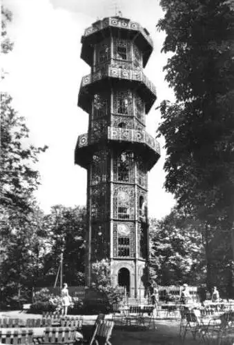 AK, Löbau, Aussichtsturm auf dem Löbauer Berg, 1972