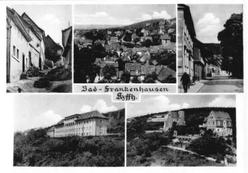 AK, Bad Frankenhausen, fünf Abb., um 1951