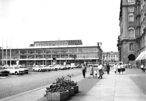 AK, Dresden, Kulturpalast, Altmarkt, belebt, 1971