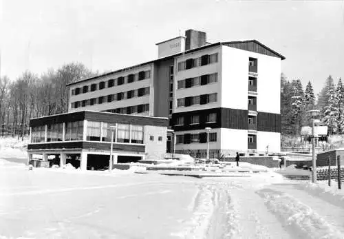 AK, Friedrichsbrunn Harz?, Ferienobjekt, Echtfoto, um 1985