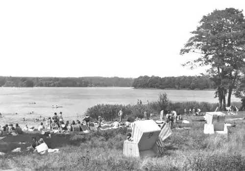 AK, Neuendorf b. Teupitz, Kr. Königs Wusterhausen, Badestelle Teupitzsee, 1981