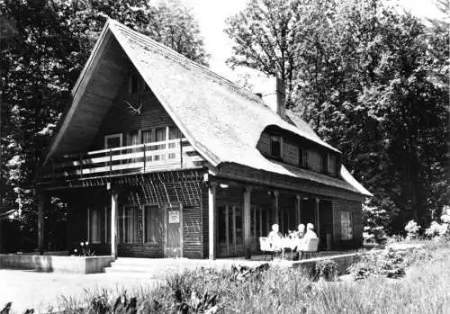 AK, Ostseebad Heiligendamm, Jagdhaus Heiligendamm, Teilansicht 2, 1969