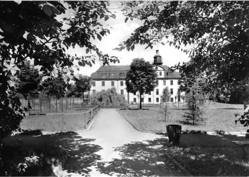 AK, Saalfeld Saale, Schloß und Schloßpark, 1975