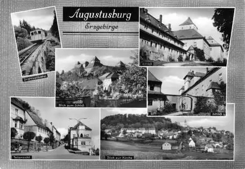 AK, Augustusburg Erzgeb., sechs Abb., gestaltet, 1969