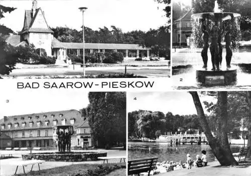 AK, Bad Saarow - Pieskow, vier Abb., 1981