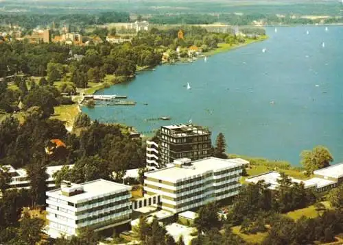 AK, Bad Zwischenahn, Luftbild mit Rheuma-Sanatorium, um 1986
