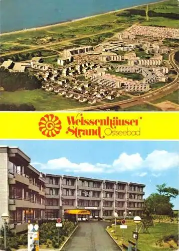 AK, Ostseebad Weissenhäuser Strand, Hohwachter Bucht, zwei Abb., um 1980