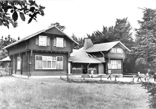 AK, Brotterode Thür. Wald, Waldschänke "Dreiherrenstein" am Rennsteig, 1981