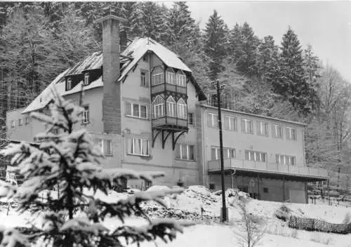 AK, Wolkenstein Erzgeb., Betriebsferienheim "Waldfrieden", 1974