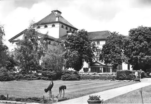 AK, Nordhausen, Anlagen und Theater, 1975