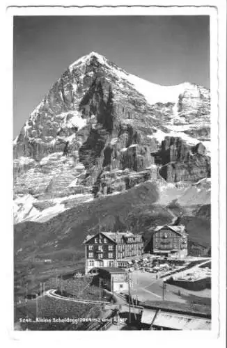 AK, Kleine Scheidegg und Eiger, um 1930