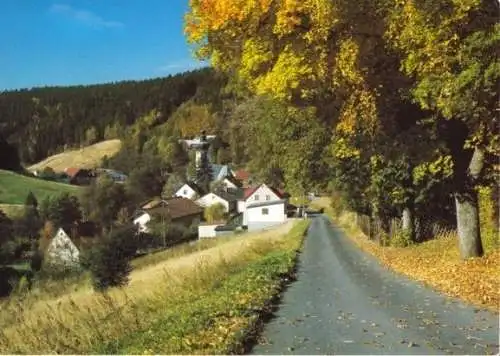 AK, Oberwarmensteinach Fichtelgeb., Teilansicht, 1985