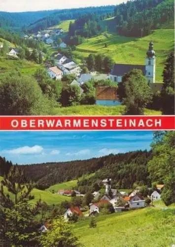AK, Oberwarmensteinach Fichtelgebirge, 2 Abb., um 1985