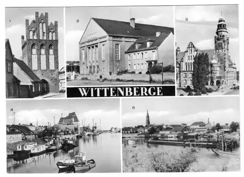 AK, Wittenberge, fünf Abb., 1978