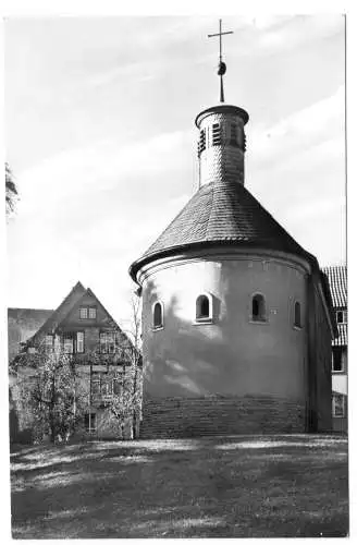 Ansichtskarte, Iserlohn, Ev. Akademie Haus Ortlohn, Kapelle, um 1962
