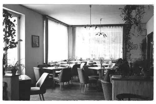 AK, Neuglobsow Kr. Gransee, FDGB-Heim Haus Waldfrieden, Milchbar, 1961