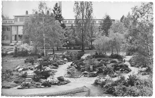 Ansichtskarte, Bad Düben, Kurhaus und Kurpark, 1962