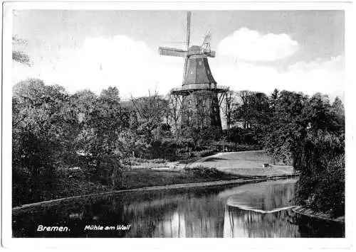 AK, Bremen, Mühle am Wall, um 1939