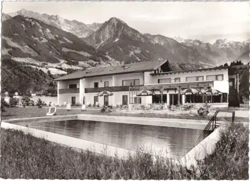 AK, Tiefenberg bei Sonthofen, Sanatorium Tiefenberger Hof, 1966