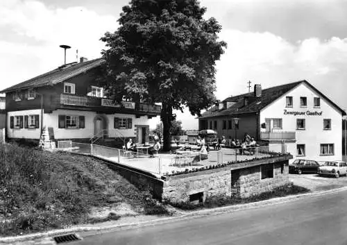AK, Zwergau Opf., Zwergauer Gasthof, Version 1, um 1970