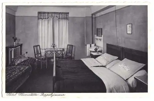 AK, Hamburg, Nagelsweg 10/14,  Hotel "Heimstätte", Gästezimmer, 1932
