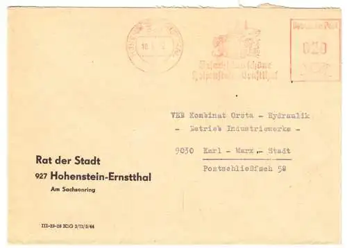 AFS, Besucht das scöne Hohenstein-Ernstthal, o Hohenstein-Ernstthal, 927 18.9.72