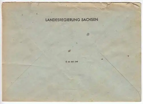 AFS, Landesregierung Sachsen, (10a) Dresden A 50, 24.11.51