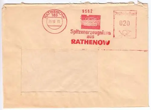 AFS, ROW Rathenow, Spitzenerzeugnisse aus Rathenow, o Rathenow, 183, 26.10.73