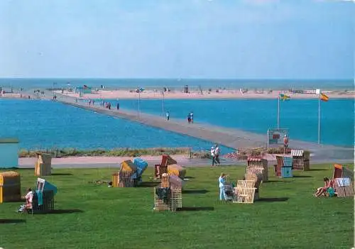 AK, Nordseeheilbad Büsum, Übergang zum Sandstrand, 2001