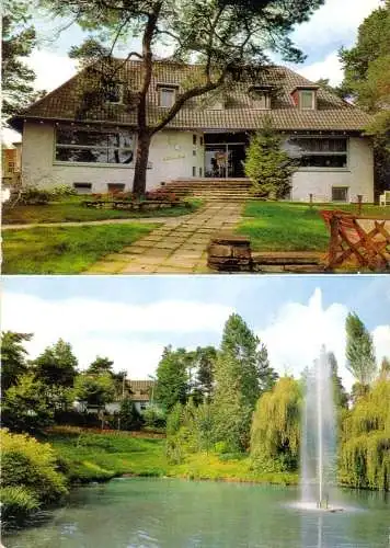 AK, Lütjensee, Hotel - Restaurant Fasanen-Burg, zwei Abb., 1967