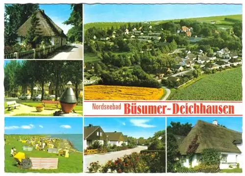 AK, Nordseebad Büsumer - Deichhausen, sechs Abb., 1998