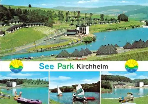 Ansichtskarte, Kirchheim Hess., Ferienhausanlage See-Park Kirchheim, 1979