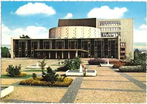 Ansichtskarte, Kassel, Staatstheater, 1963