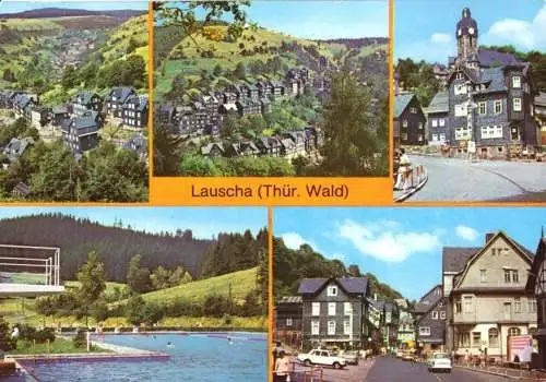 AK, Lauscha Thür. Wald, fünf Abb., 1977