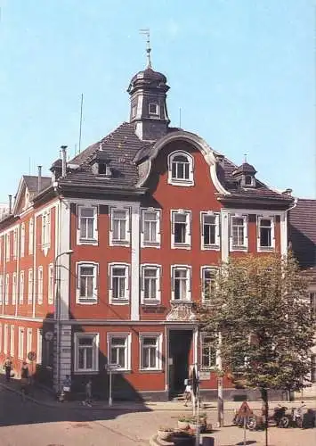 AK, Suhl, Partie mit Rathaus, 1977