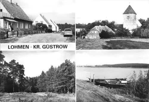 AK, Lohmen Kr. Güstrow, vier Abb., 1981