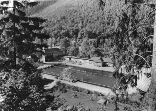 AK, Leutenberg Thür., Schwimmbad, 1974