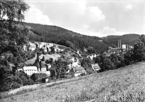 AK, Schmiedeberg Kr. Dippoldiswalde, Teilansicht, 1971
