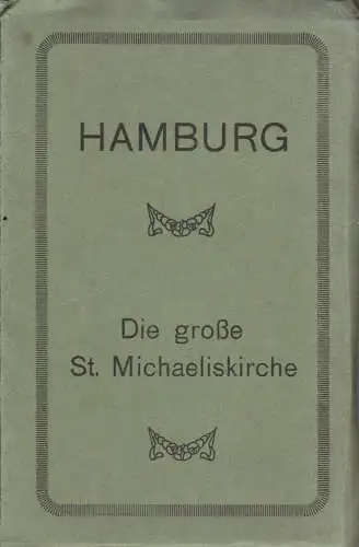 AK Leporello mit 8 AK, Hamburg, Die Gr. St. Michaeliskirche, um 1922