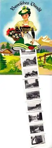AK mit inneliegendem Leporello, Gruß aus Lam / Bayr. Wald, um 1960