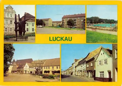 AK, Luckau, fünf Abb., 1982