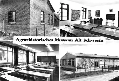 Ansichtskarte, Alt Schwerin Kr. Waren, Agrarhist. Museum 2, 1977