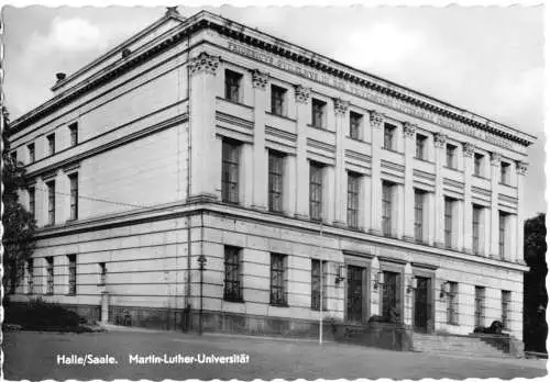 AK, Halle Saale, Martin-Luther-Universität, 1964