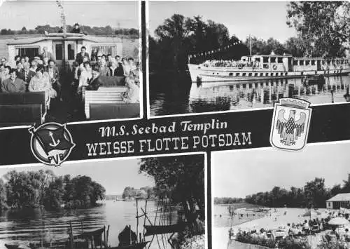 Ansichtskarte, Potsdam, Weisse Flotte, MS "Seebad Templin", 1963