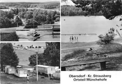 Ansichtskarte, Obersdorf Kr. Strausberg, OT Münchehofe, 1982