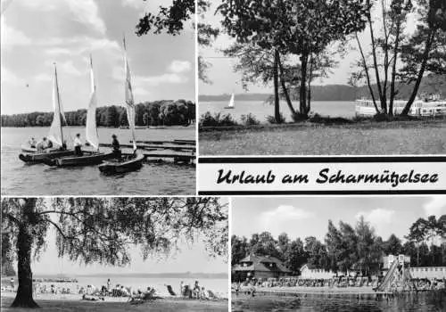 Ansichtskarte, Bad Saarow - Pieskow, Urlaub am Scharmützelsee 1972