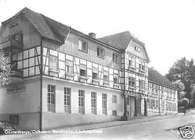 Ansichtskarte, Güntersberge Ostharz, Handwerker-Erholungsheim