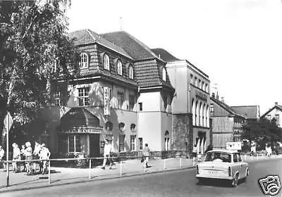 Ansichtskarte, Blankenburg Harz, Straßenpartie mit Kurhotel, 1973