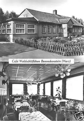 Ansichtskarte, Benneckenstein Harz, Café Waldschlößchen, 1975